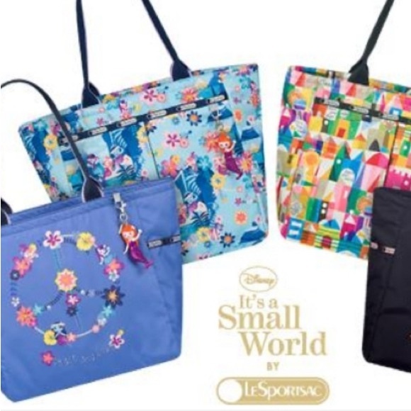 RARE LeSportSac Disney Its a Small
World Tahitian Dreams
Mermaid LARGE tote - Picture 7 of 7